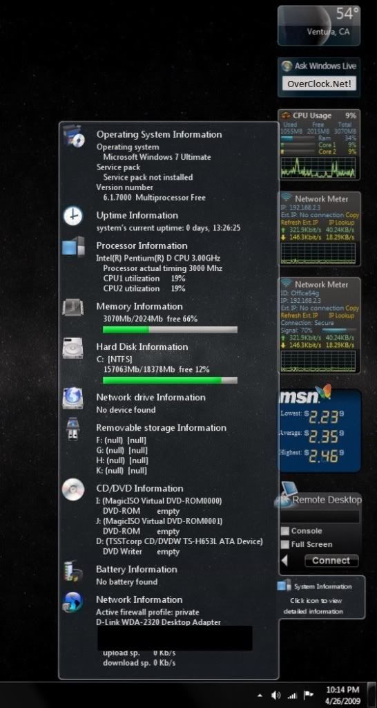 SideBar Gadgets.....Show Them Off!