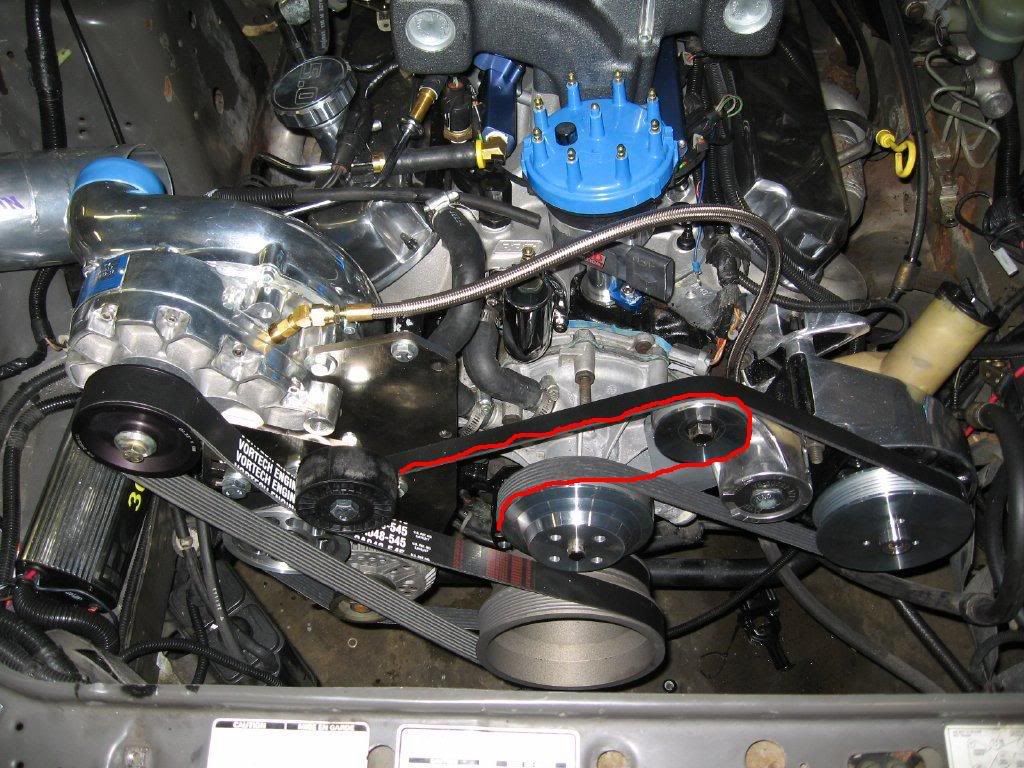 Need Info For Vortech With No A/C & No Power Steering Ford Mustang