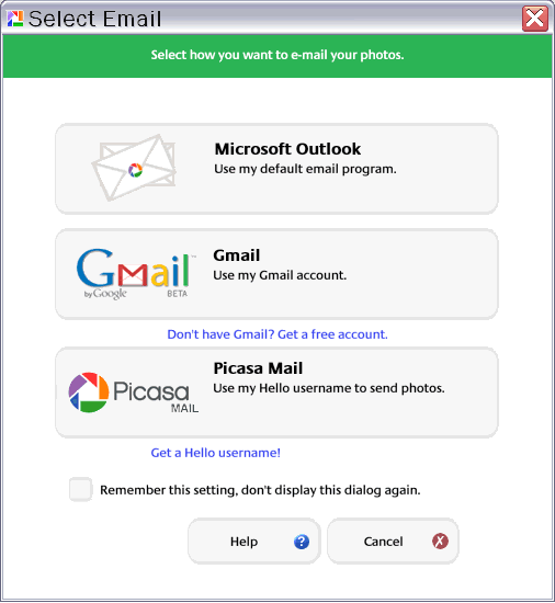 Select Email Program