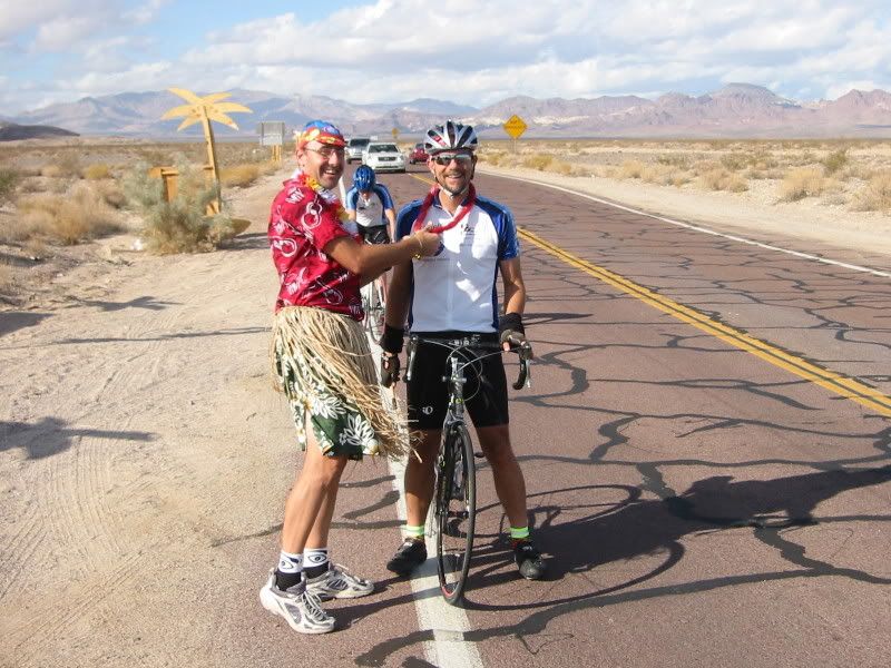 Mike at the last check point