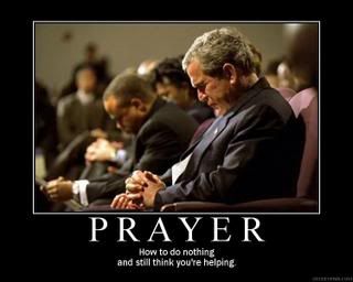 Bush at prayer