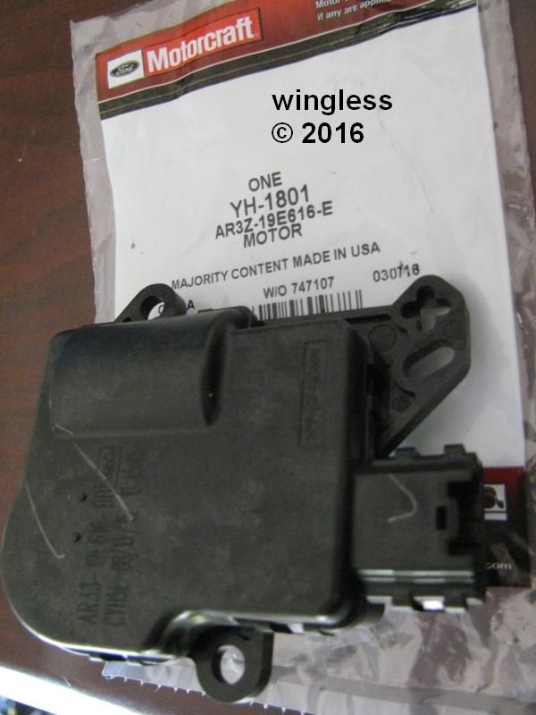HVAC Floor Mode Door Actuator MOTORCRAFT YH-1801 fits 2011 Ford Mustang
