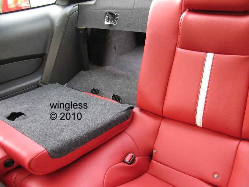 2002 Ford mustang back seat removal #6