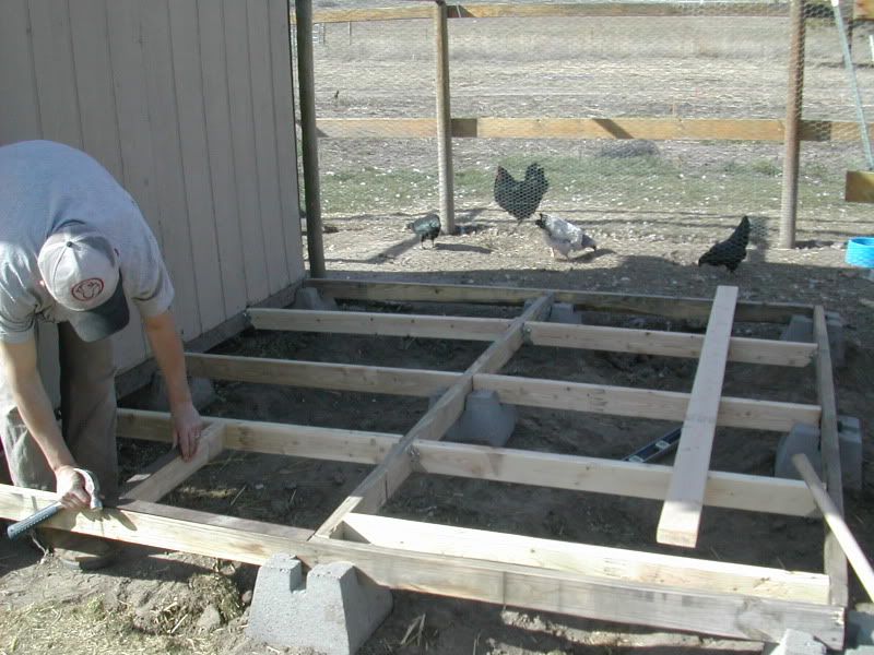 How to reinforce a wood coop floor? Plus new question about vents
