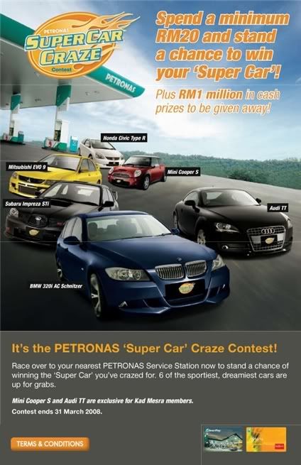 Petronas Supercar Craze Contest