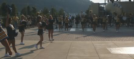 Dance and Cheer as the Players go into Heinz Field