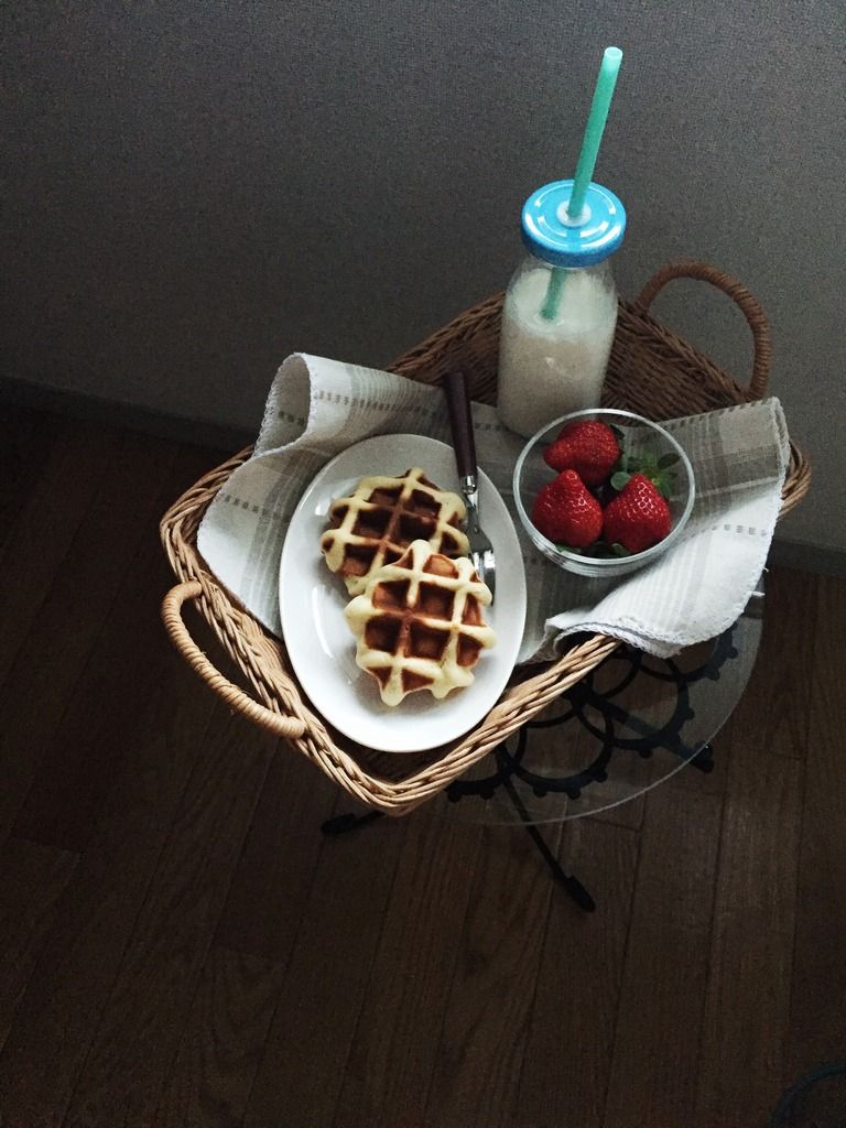 dessert / breakfast - liege waffles 