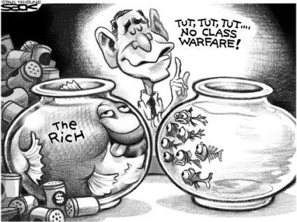 [Image: Political cartoon for Bush's taxes]