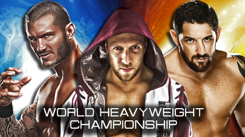World Heavyweight Championship: Daniel Bryan [c] vs. Randy Orton vs. Wade Barrett
