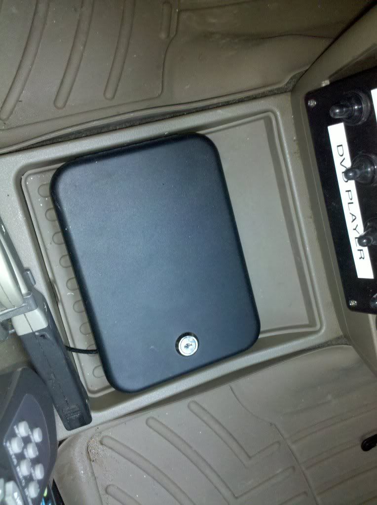 Honda ridgeline console safe #5