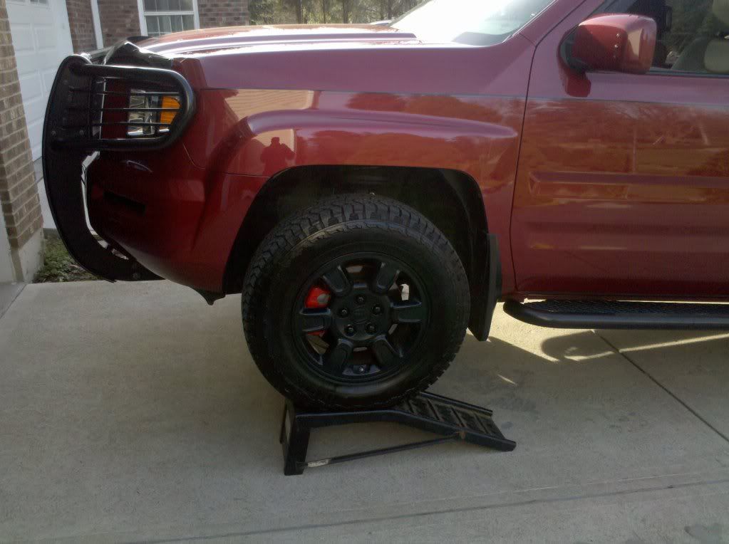 Honda ridgeline front brake job #7