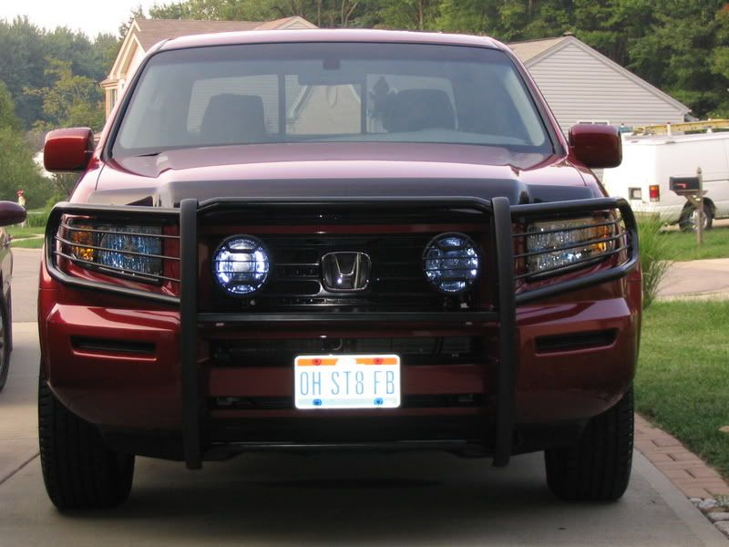 Honda ridgeline brush guard install #7