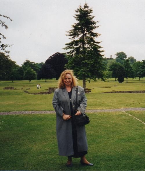 Me by King Arthur's tomb.