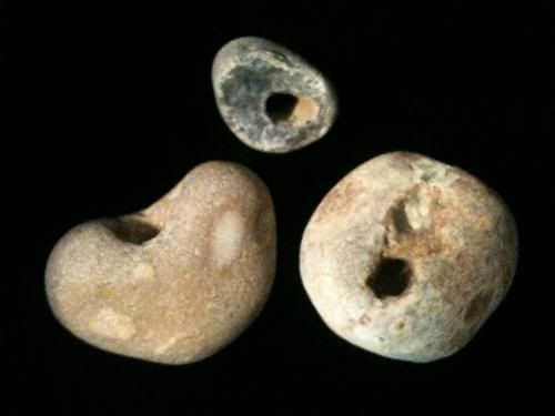 3 holey stones