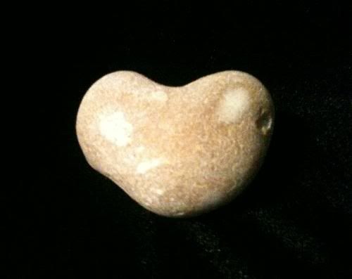 heart-shaped holey stone