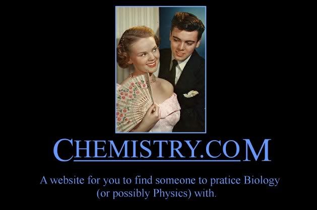 chemistry demotivational poster