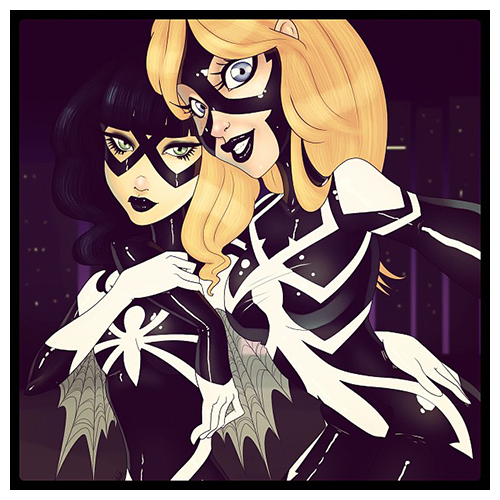Jessica Drew and Julia Carpenter