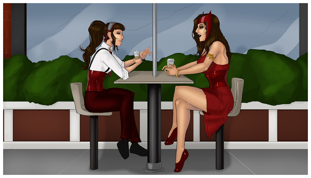 Anya and Wanda Lehnsherr