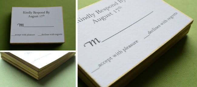 Gold Gilded Boarder Invitation DIY