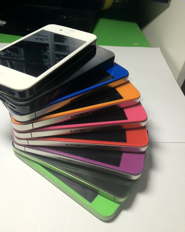 xã hàng màn hình + sườn đủ màu cho iphone 4 giá cực tốt cho cửa hàng !!