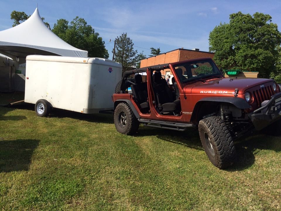 Pulling a travel trailer with a jeep wrangler #5