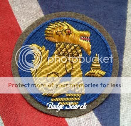 World War I Badges PATCH Chindit Badges Bullion thread weave superb 