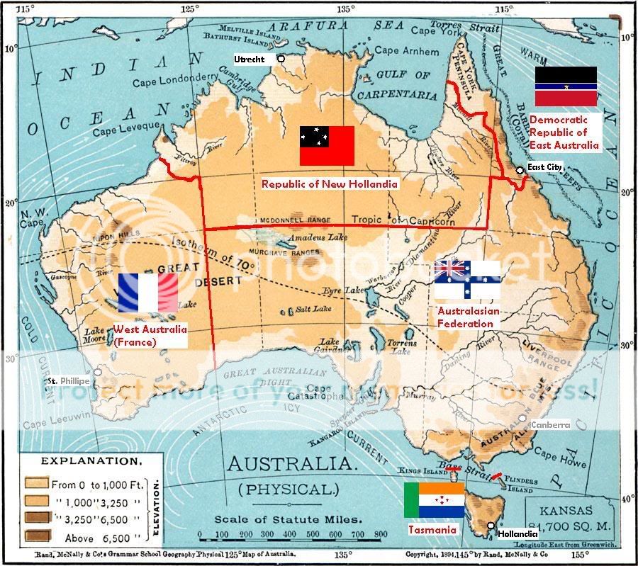 AH challenge: Balkanised Australia - Alternate History Discussion Board