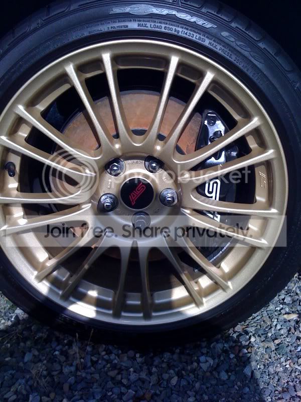 FS: 08 STI BBS Gold 18x8.5 - NASIOC
