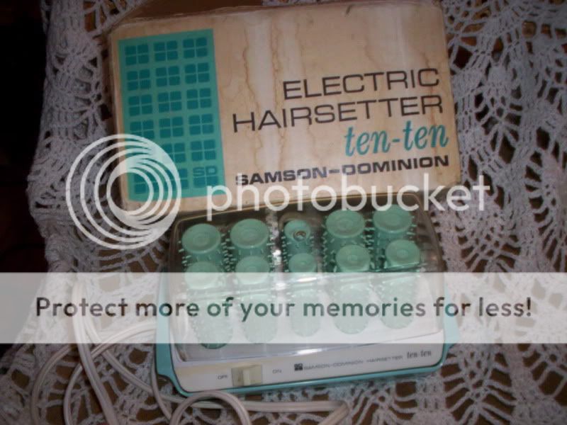 VINTAGE ELECTRIC HAIRSETTER HEATED CURLERS ORIGINAL BOX  